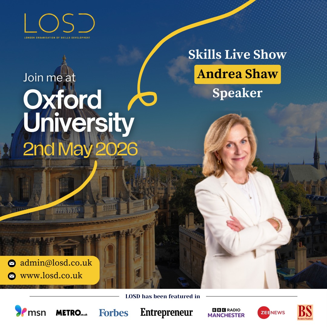 Andrea Shaw. Skills Live Oxford 2026